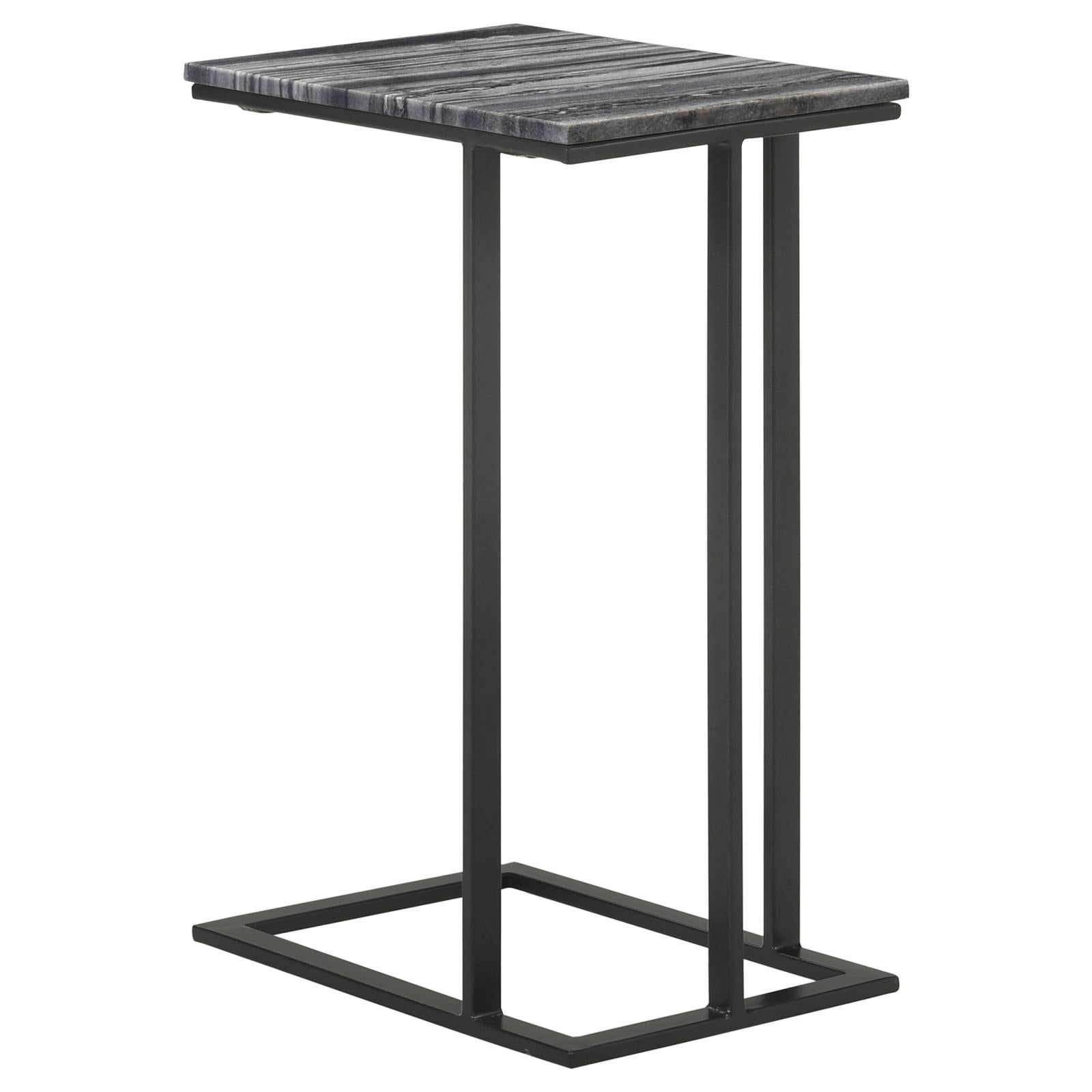 Vicente Gray Accent Table with Marble Top - 936034 - Bien Home Furniture &amp; Electronics