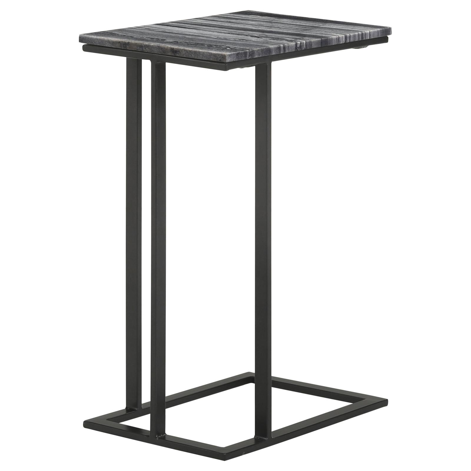 Vicente Gray Accent Table with Marble Top - 936034 - Bien Home Furniture &amp; Electronics