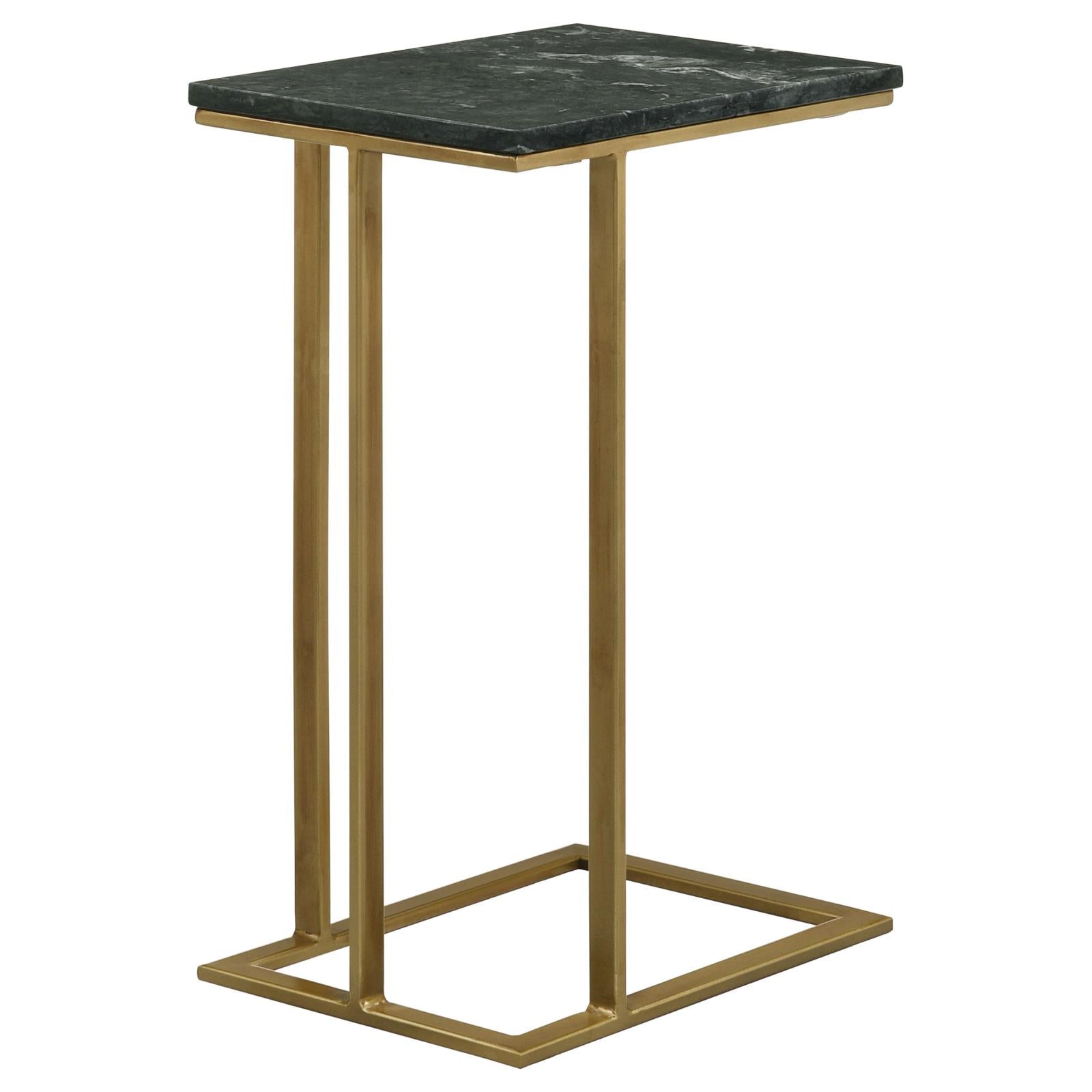 Vicente Gray Accent Table with Marble Top - 936035 - Bien Home Furniture &amp; Electronics