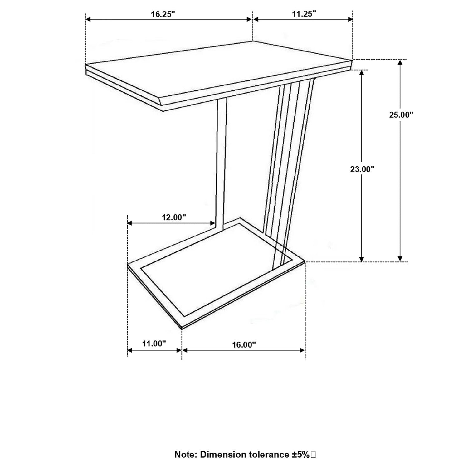 Vicente Gray Accent Table with Marble Top - 936035 - Bien Home Furniture &amp; Electronics