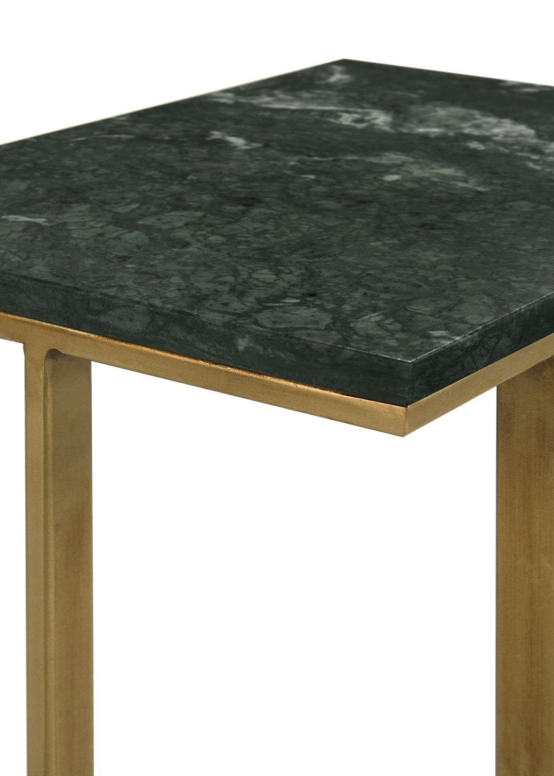 Vicente Gray Accent Table with Marble Top - 936035 - Bien Home Furniture &amp; Electronics