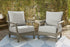 Visola Gray Lounge Chair with Cushion, Set of 2 - P802-820 - Bien Home Furniture & Electronics