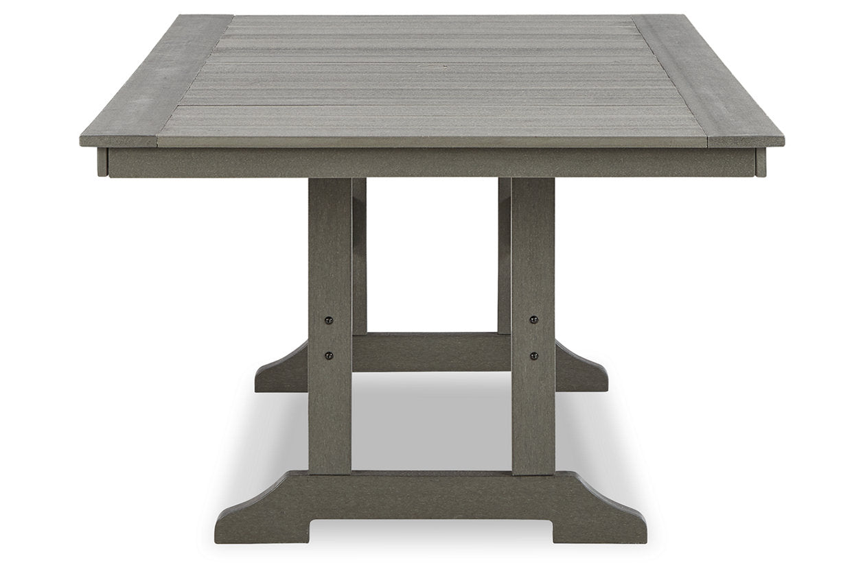 Visola Gray Outdoor Dining Table - P802-625 - Bien Home Furniture &amp; Electronics
