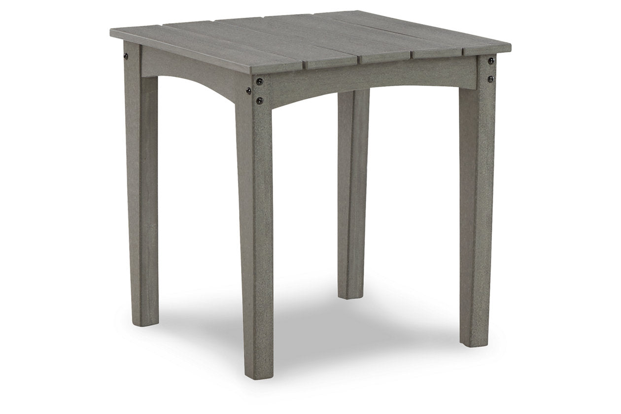 Visola Gray Outdoor End Table - P802-702 - Bien Home Furniture &amp; Electronics