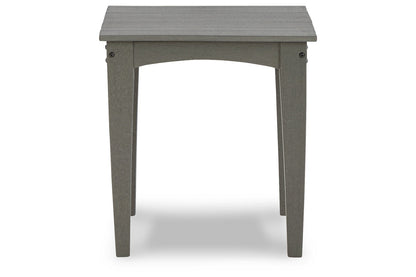 Visola Gray Outdoor End Table - P802-702 - Bien Home Furniture &amp; Electronics