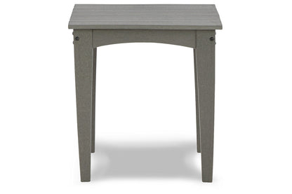 Visola Gray Outdoor End Table - P802-702 - Bien Home Furniture &amp; Electronics