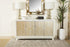 Voula White/Gold Rectangular 4-Door Accent Cabinet - 953416 - Bien Home Furniture & Electronics