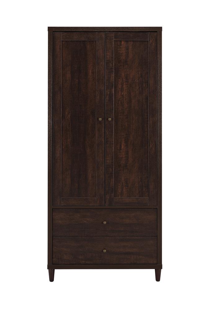 Wadeline Rustic Tobacco 2-Door Tall Accent Cabinet - 950724 - Bien Home Furniture &amp; Electronics