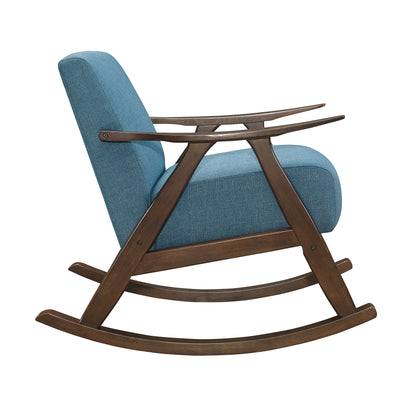 Waithe Blue Rocking Chair - 1034BU-1 - Bien Home Furniture &amp; Electronics