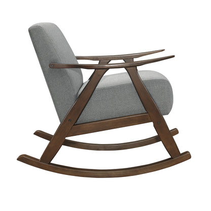 Waithe Gray Rocking Chair - 1034GY-1 - Bien Home Furniture &amp; Electronics