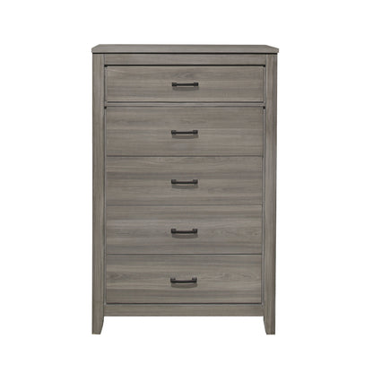 Waldorf Dark Gray Chest - 1902-9 - Bien Home Furniture &amp; Electronics