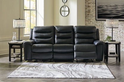 Warlin Black Power Reclining Sofa - 6110515 - Bien Home Furniture &amp; Electronics