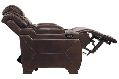 Warnerton Chocolate Power Recliner - 7540713 - Bien Home Furniture &amp; Electronics
