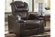 Warnerton Chocolate Power Recliner - 7540713 - Bien Home Furniture & Electronics