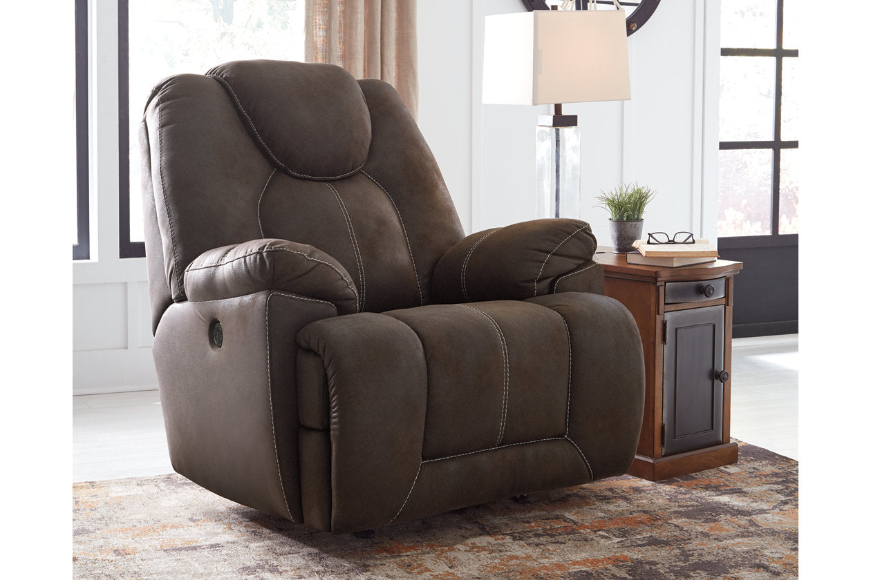 Warrior Fortress Coffee Power Recliner - 4670198 - Bien Home Furniture &amp; Electronics