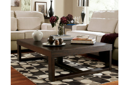 Watson Dark Brown Coffee Table - T481-1 - Bien Home Furniture &amp; Electronics