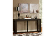 Watson Dark Brown Sofa/Console Table - T481-4 - Bien Home Furniture & Electronics