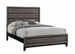 Watson Eastern King Bed Gray Oak/Black - 212421KE - Bien Home Furniture & Electronics