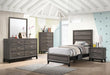 Watson Gray Oak/Black Panel Youth Bedroom Set - SET | 212421T | 212422 | 212425 - Bien Home Furniture & Electronics