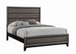 Watson Queen Bed Gray Oak/Black - 212421Q - Bien Home Furniture & Electronics
