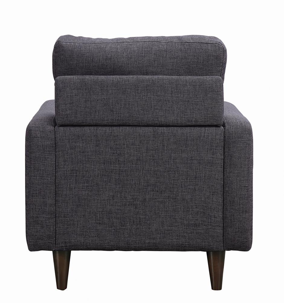 Watsonville Tufted Back Chair Gray - 552003 - Bien Home Furniture &amp; Electronics