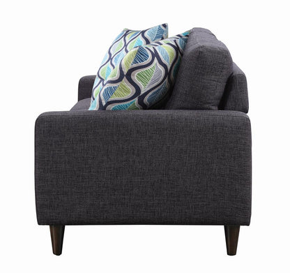 Watsonville Tufted Back Sofa Gray - 552001 - Bien Home Furniture &amp; Electronics