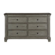 Weaver Coffee/Antique Gray Dresser - 1626GY-5 - Bien Home Furniture & Electronics