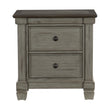 Weaver Coffee/Antique Gray Nightstand - 1626GY-4 - Bien Home Furniture & Electronics