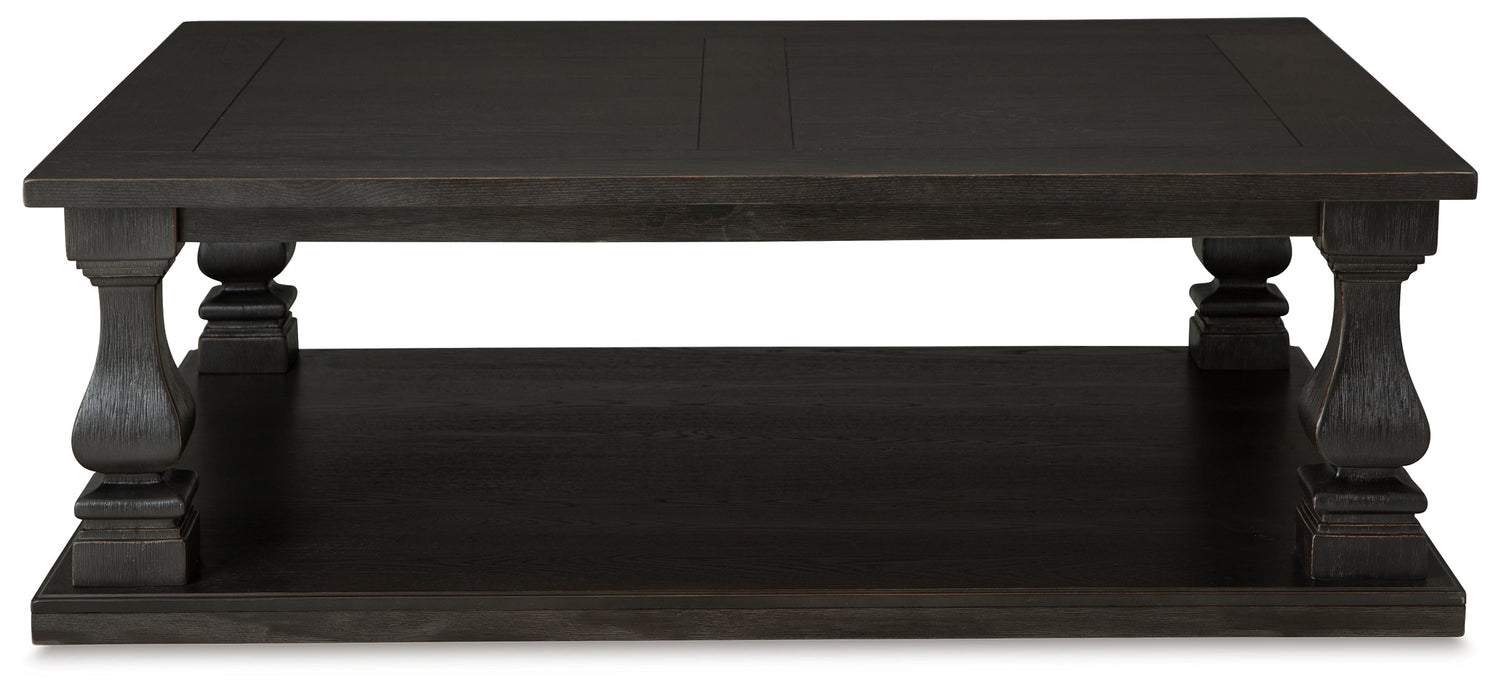 Wellturn Black Coffee Table - T749-1 - Bien Home Furniture &amp; Electronics