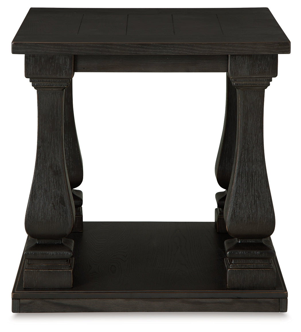 Wellturn Black End Table - T749-3 - Bien Home Furniture &amp; Electronics