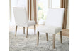 Wendora Bisque/White Dining Chair, Set of 2 - D950-01 - Bien Home Furniture & Electronics