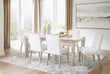 Wendora Bisque/White Rectangular Dining Set - SET | D950-25 | D950-01(2) - Bien Home Furniture & Electronics