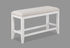 Wendy White Counter Height Bench - 2717-BENCH - Bien Home Furniture & Electronics