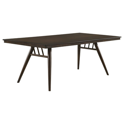 Wes Dark Walnut Rectangular Dining Table - 115271 - Bien Home Furniture &amp; Electronics