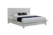 White Sands Chalk King Platform Bed - SET | B8260-K-HB | B8260-K-FB | B8260-KQ-RAIL - Bien Home Furniture & Electronics