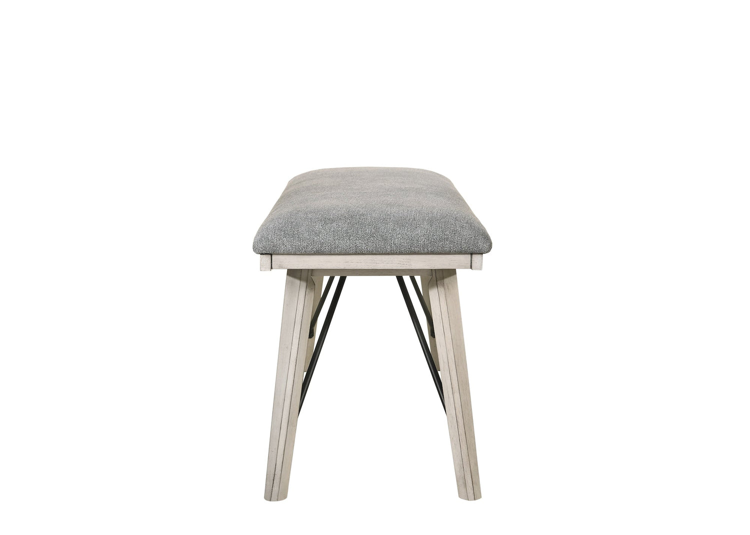 White Sands Chalk White Bench - 2132-BENCH - Bien Home Furniture &amp; Electronics