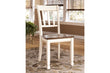 Whitesburg Brown/Cottage White Dining Chair, Set of 2 - D583-02 - Bien Home Furniture & Electronics