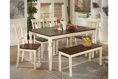 Whitesburg Brown/Cottage White Dining Table - D583-25 - Bien Home Furniture &amp; Electronics