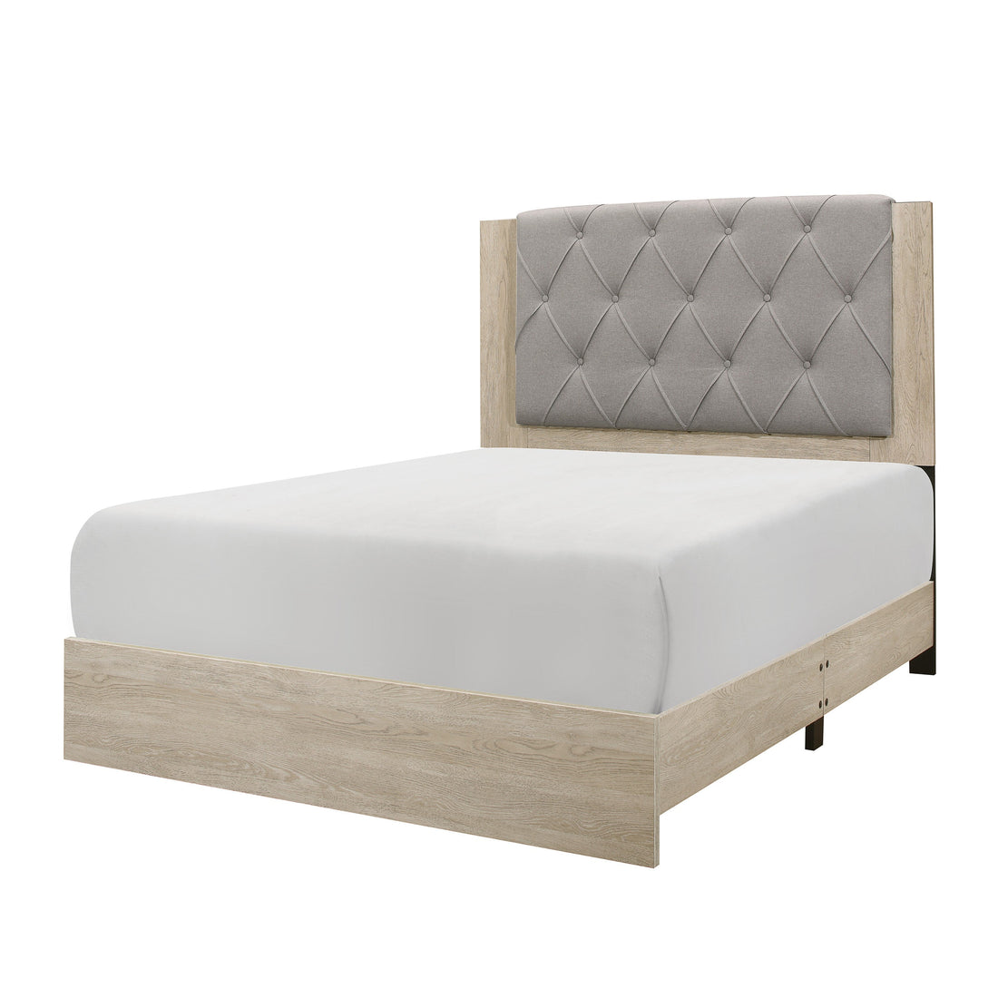 Whiting Natural Full Upholstered Panel Bed - 1524F-1 - Bien Home Furniture &amp; Electronics