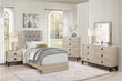 Whiting Natural Upholstered Panel Youth Bedroom Set - SET | 1524T-1 | 1524-5 | 1524-6 - Bien Home Furniture & Electronics