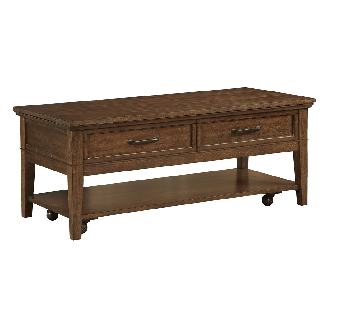 Whitley Walnut Cocktail Table - 3620-30 - Bien Home Furniture &amp; Electronics