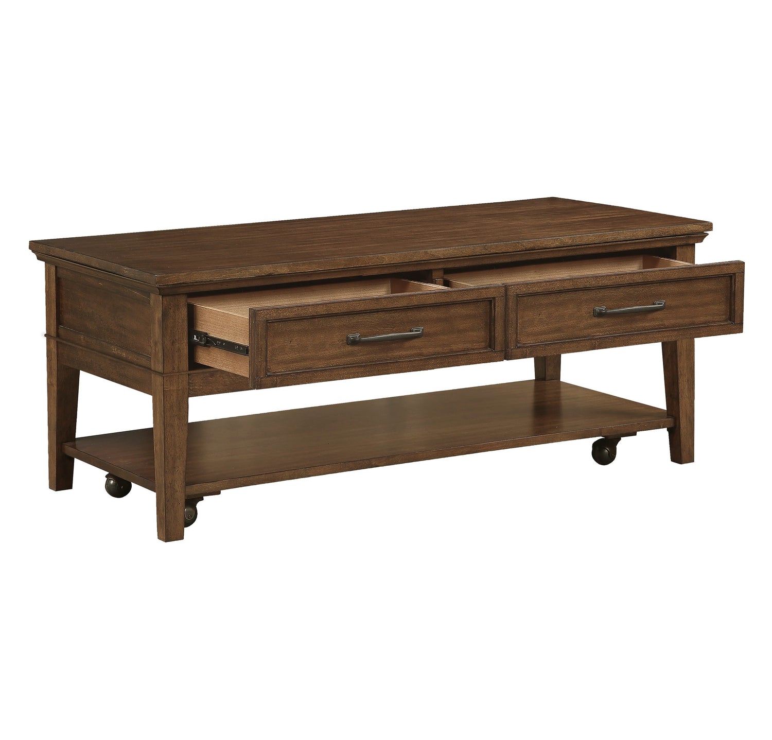 Whitley Walnut Cocktail Table - 3620-30 - Bien Home Furniture &amp; Electronics