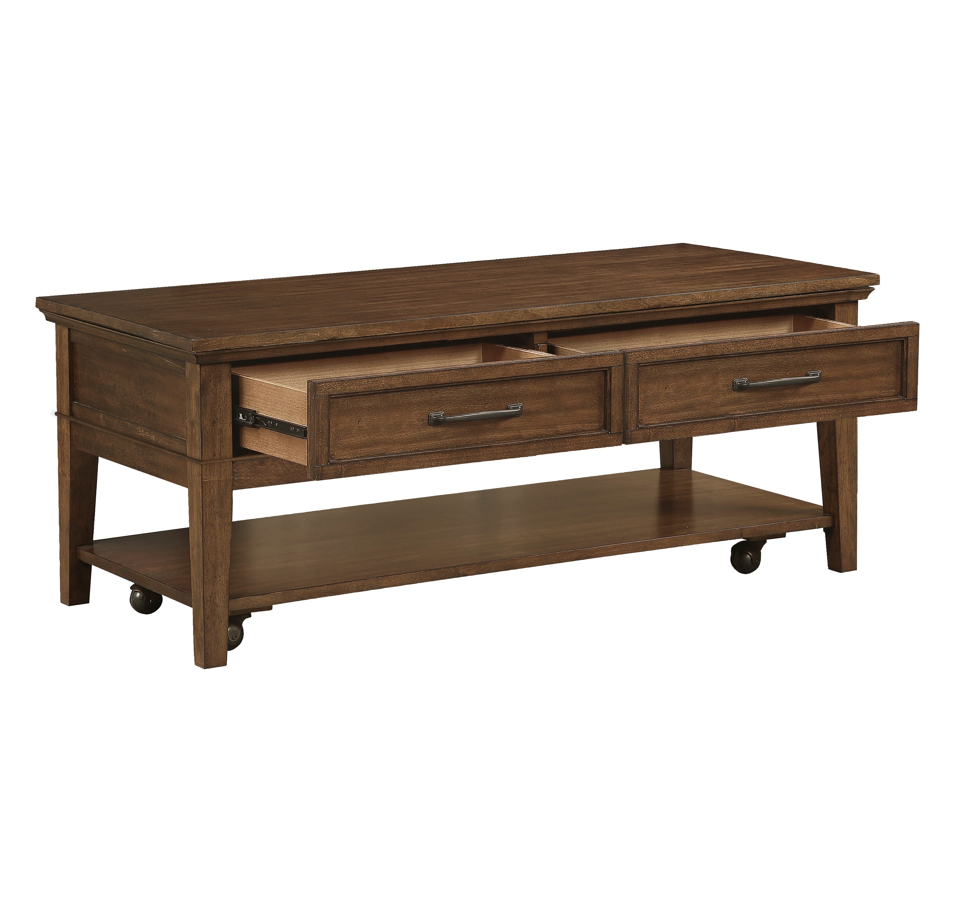 Whitley Walnut Cocktail Table - 3620-30 - Bien Home Furniture &amp; Electronics