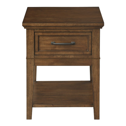 Whitley Walnut End Table - 3620-04 - Bien Home Furniture &amp; Electronics