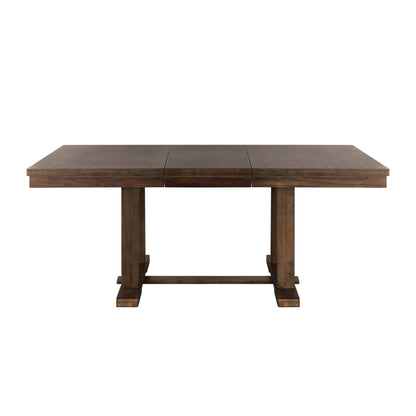 Wieland Rustic Brown Extendable Dining Table - 5614-72 - Bien Home Furniture &amp; Electronics
