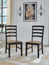 Wildenauer Brown/Black Dining Chair, Set of 2 - D634-01 - Bien Home Furniture & Electronics