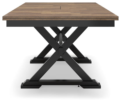 Wildenauer Brown/Black Dining Extension Table - D634-35 - Bien Home Furniture &amp; Electronics