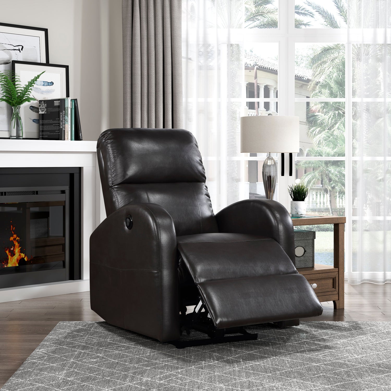 Wiley Brown Power Reclining Chair - 9478BRW-1PW - Bien Home Furniture &amp; Electronics