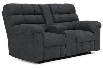 Wilhurst Marine Reclining Loveseat with Console - 5540394 - Bien Home Furniture &amp; Electronics