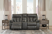 Willamen Quarry Reclining Loveseat with Console - 1480194 - Bien Home Furniture & Electronics